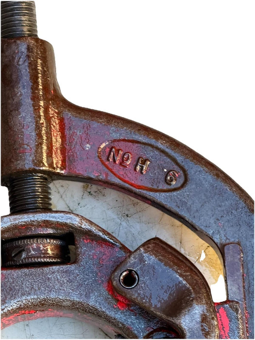 REED Tools USA H6 Hinged Pipe Cutter, 4-6” Pipe Capacity Heavy Steel #14