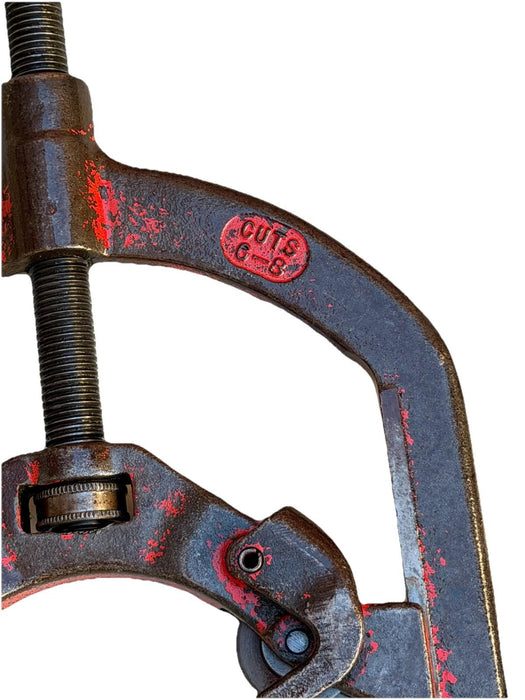 REED Tools USA HC8 Hinged Pipe Cutter, 6-8” Pipe Capacity Heavy Steel