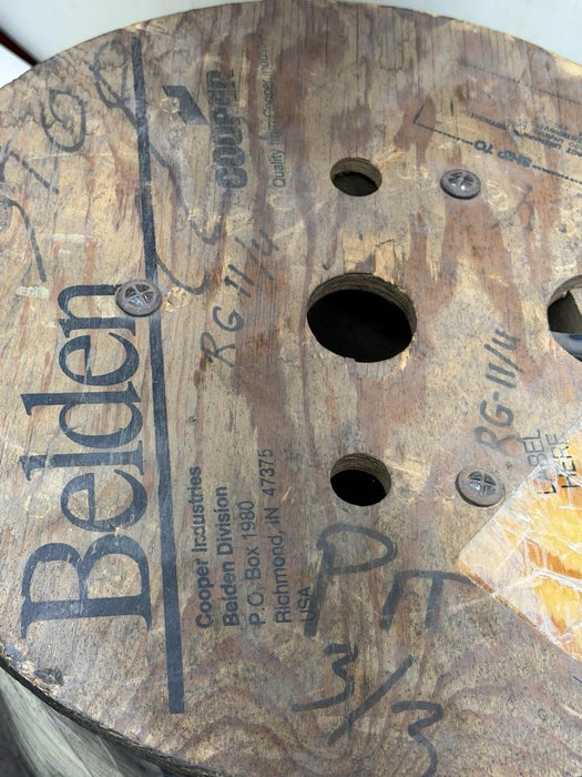 Belden 8238 Cable Wire RG11/U RG11U Type Coaxial Sdi Video Coax  Spool 500 FT NW