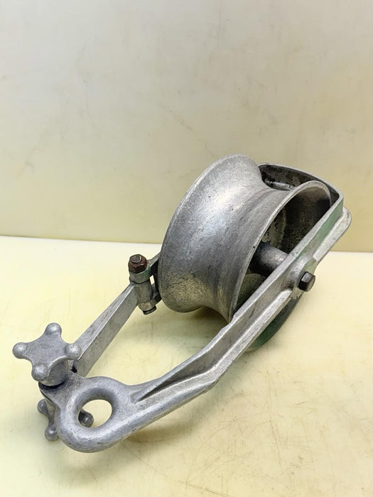 Snatch Block Pulley Sheave Aluminum Hoist - 10” P & W #1