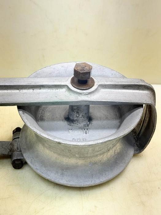 Snatch Block Pulley Sheave Aluminum Hoist - 10” P & W #3