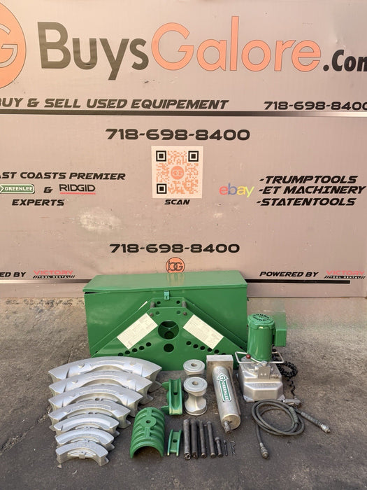 Greenlee 885 Hydraulic Pipe Bender 1-1/4”- 5 Rigid IMC, 960 Pump *New Seals* BG7