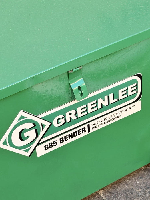 Greenlee 885 Hydraulic Pipe Bender 1-1/4”- 5 Rigid IMC, 960 Pump *New Seals* BG7