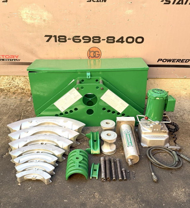 Greenlee 885 Hydraulic Pipe Bender 1-1/4”- 5 Rigid IMC, 960 Pump *New Seals* BG7