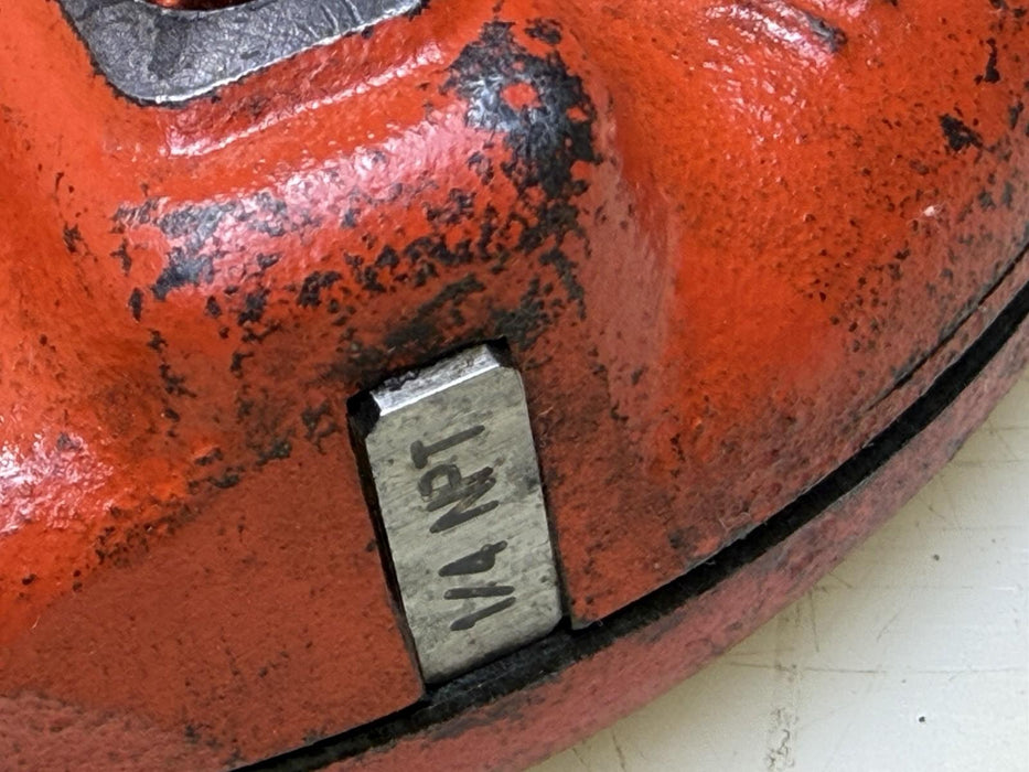 Ridgid 500A 1/4" NPT Pipe Threading Threader Die Head Used With Teeth NPT