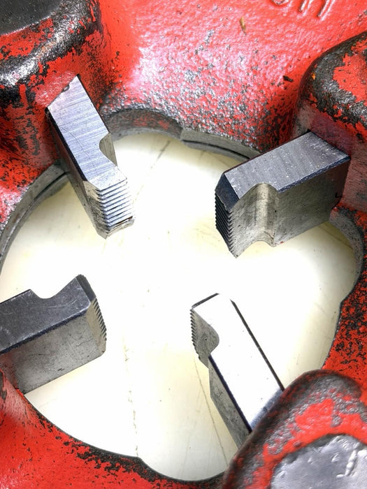 RIDGID 811 DIE HEAD WITH 1/2" - 3/4” NPSM DIES #4