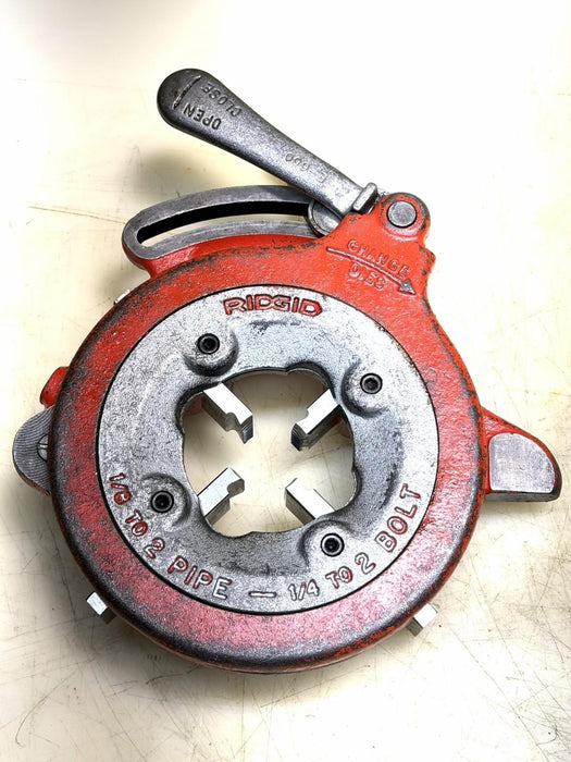 RIDGID 811 DIE HEAD WITH 1/2" - 3/4” NPSM DIES #4