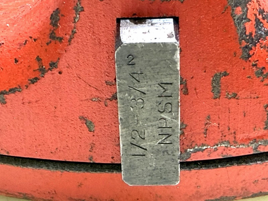 RIDGID 811 DIE HEAD WITH 1/2" - 3/4” NPSM DIES #4