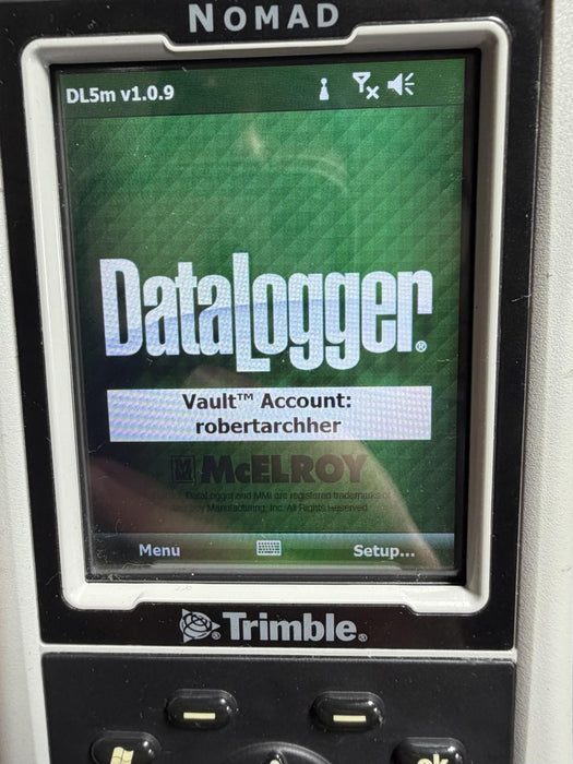 McElroy DataLogger 5 Data Collector for Pitbull 14 16 18 28 Trimble