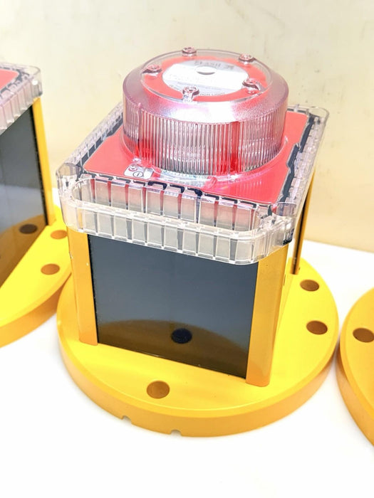 Lot 3 Flash Technology OL800 Red 60X Solar Obstruction Light FAA Compliant