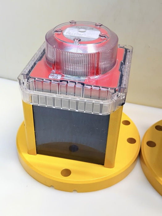 Lot 3 Flash Technology OL800 Red 60X Solar Obstruction Light FAA Compliant