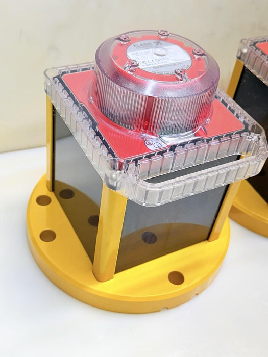 Lot 3 Flash Technology OL800 Red 60X Solar Obstruction Light FAA Compliant