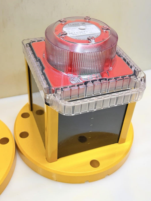 Lot 3 Flash Technology OL800 Red 60X Solar Obstruction Light FAA Compliant