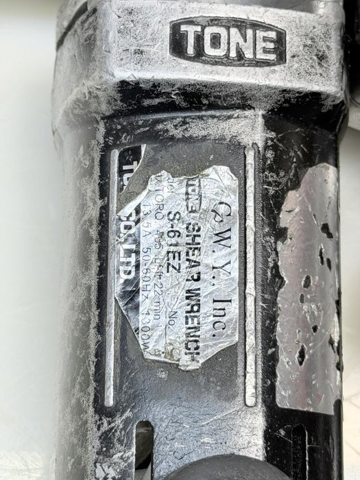 TONE S-61EZ Socket Shear Wrench Electric, Great Shape , No Socket #1