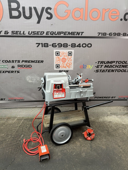 Ridgid 535 V3 Pipe Threader 1/2"-2" Threading Machine 811A Dies Cart