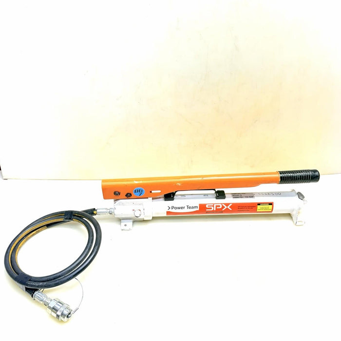 SPX Power Team Hydraulic Pump. Model P-55. 10,000PSI.  Works Fine.  BG7