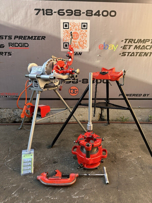 Ridgid 300 Pipe Threader Complete + 811 Die, 141 Threader, 460 Tripod + More WOW et4