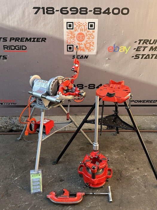 Ridgid 300 Pipe Threader Complete + 811 Die, 141 Threader, 460 Tripod + More WOW et4