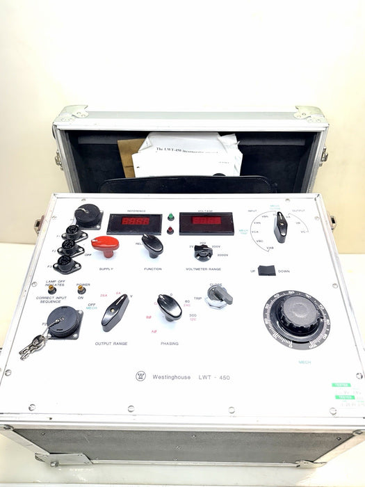 WESTINGHOUSE LWT-450 NETWORK PROTECTOR TEST SET
