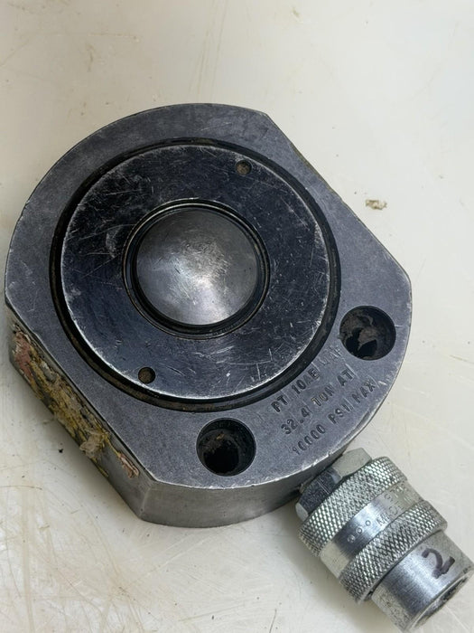 POWER TEAM RLS300 HYDRAULIC CYLINDER 30-TON 7/16"-STROKE 10000PSI LOW PROFILE