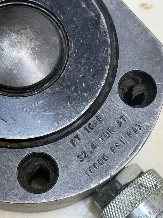 POWER TEAM RLS300 HYDRAULIC CYLINDER 30-TON 7/16"-STROKE 10000PSI LOW PROFILE