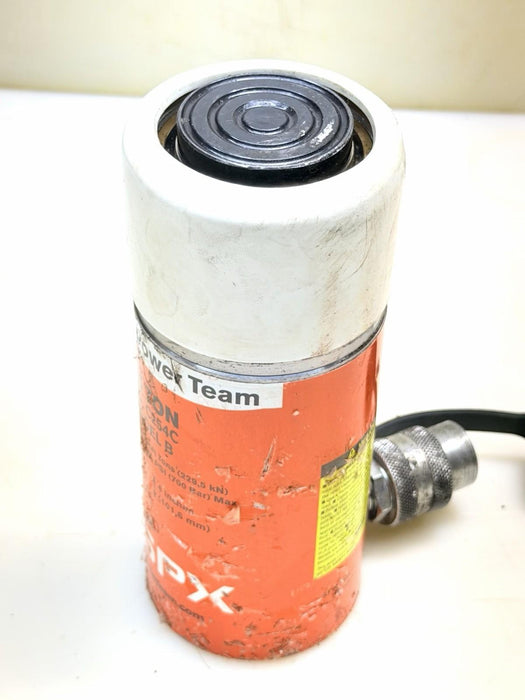 SPX POWER TEAM C254C HYDRAULIC CYLINDER 25 TON , 4” STROKE #2