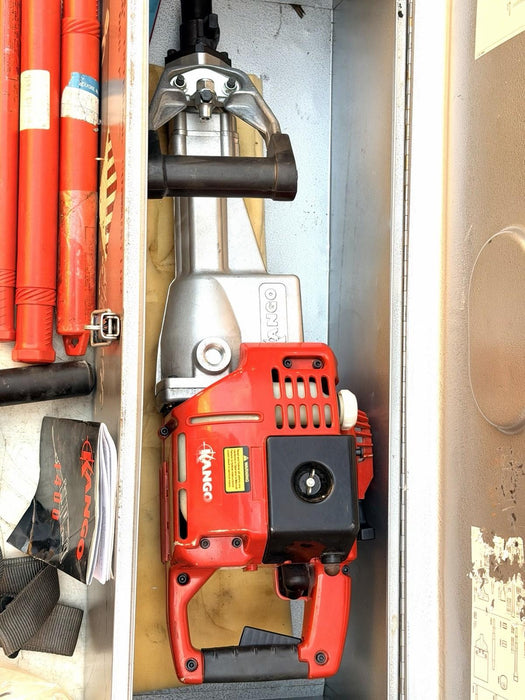 PETROL KANGO 978S DEMOLITION JACK HAMMER BREAKER GAS POWERED + CASE CHISELS MINT