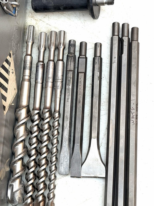 PETROL KANGO 978S DEMOLITION JACK HAMMER BREAKER GAS POWERED + CASE CHISELS MINT