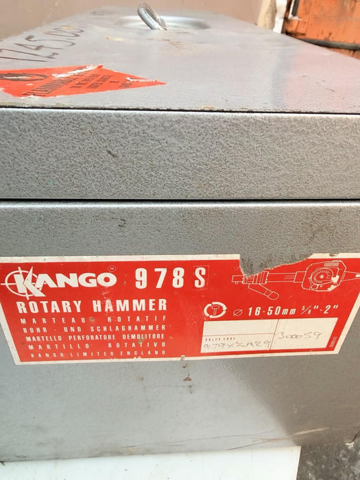 PETROL KANGO 978S DEMOLITION JACK HAMMER BREAKER GAS POWERED + CASE CHISELS MINT