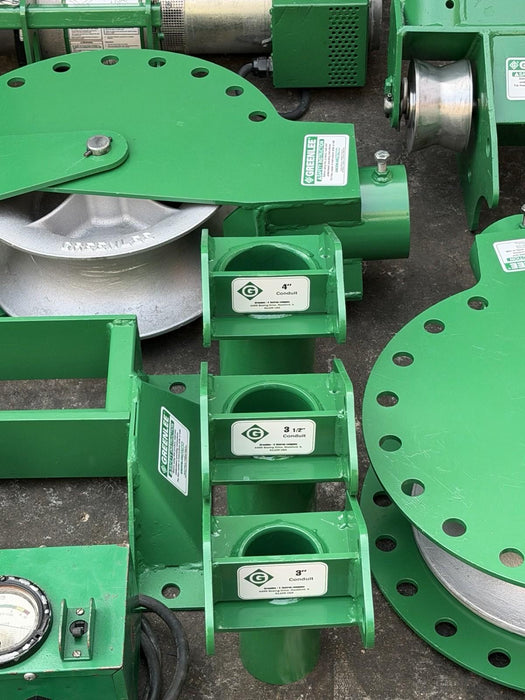 Greenlee 6805 6800 Ultra Cable Tugger Wire Puller Set 8000 Lb. Complete Tested!!