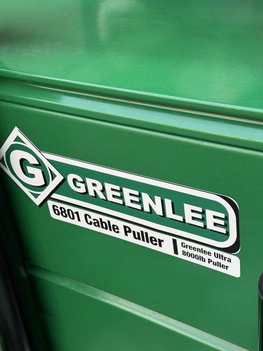 Greenlee 6805 6800 Ultra Cable Tugger Wire Puller Set 8000 Lb. Complete Tested!!