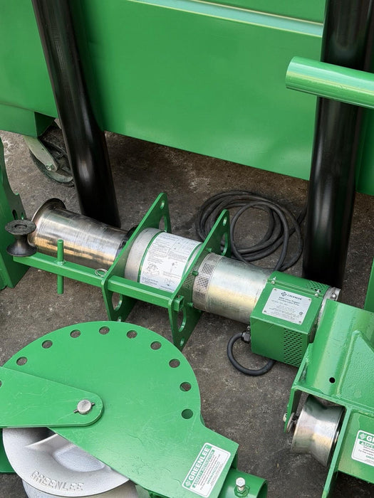 Greenlee 6805 6800 Ultra Cable Tugger Wire Puller Set 8000 Lb. Complete Tested!!