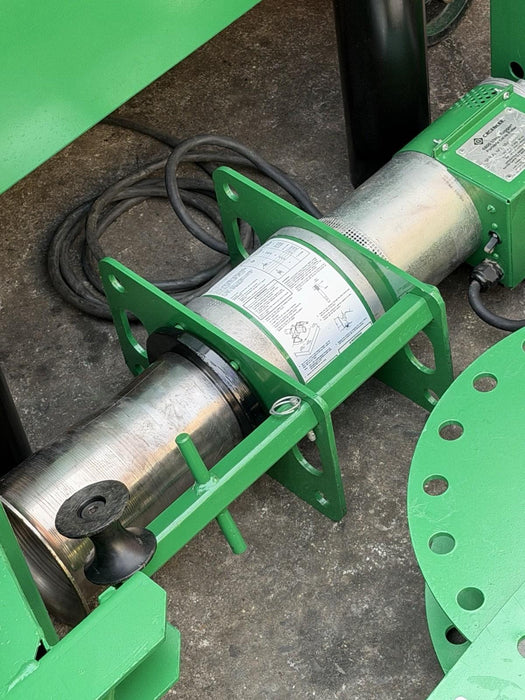 Greenlee 6805 6800 Ultra Cable Tugger Wire Puller Set 8000 Lb. Complete Tested!!