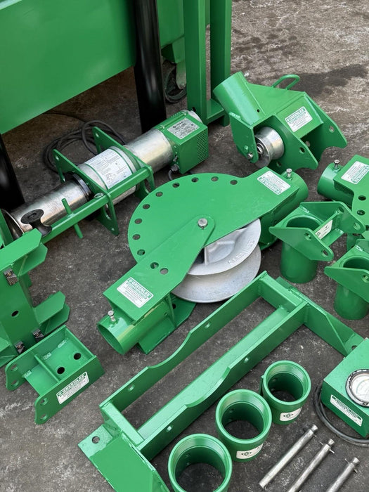 Greenlee 6805 6800 Ultra Cable Tugger Wire Puller Set 8000 Lb. Complete Tested!!