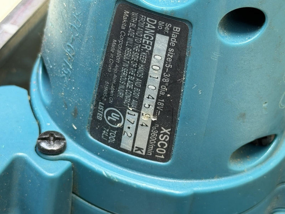 Lot of 5 Various Makita Cordless tools,  - Used Working