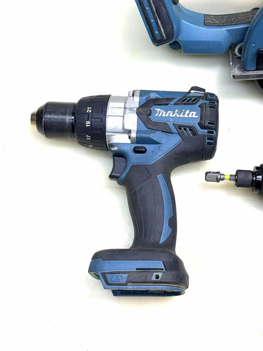 Lot of 5 Various Makita Cordless tools,  - Used Working