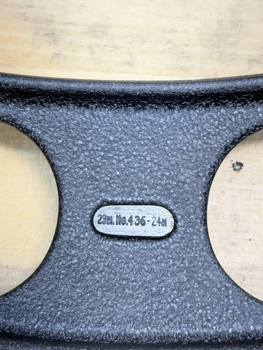 STARRETT NO. 436 OUTSIDE MICROMETER 23 - 24" RANGE W/ CASE MADE IN THE U.S.A.