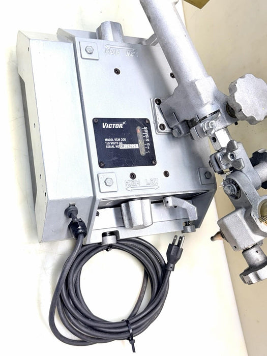 Victor VCM-200 Portable Track Torch Cutting Machine w/ Victor MT210 Barrel Torch