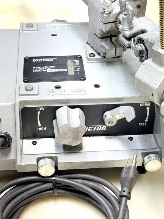 Victor VCM-200 Portable Track Torch Cutting Machine w/ Victor MT210 Barrel Torch