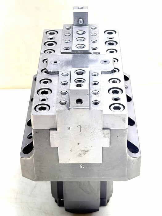 Gnutti Centering Hydraulic Clamping Vice Stationary Power Chuck 3537 daN For CNC