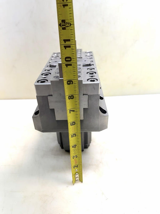 Gnutti Centering Hydraulic Clamping Vice Stationary Power Chuck 3537 daN For CNC