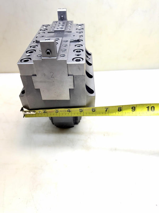 Gnutti Centering Hydraulic Clamping Vice Stationary Power Chuck 3537 daN For CNC