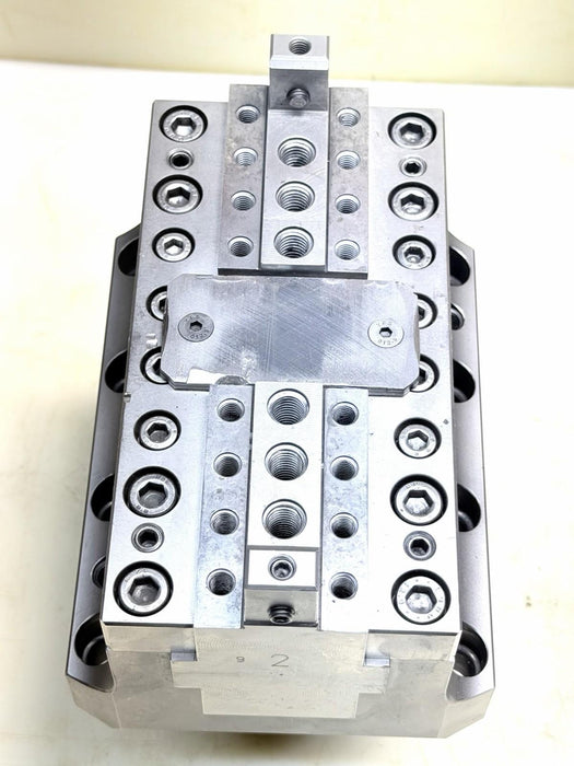 Gnutti Centering Hydraulic Clamping Vice Stationary Power Chuck 3537 daN For CNC