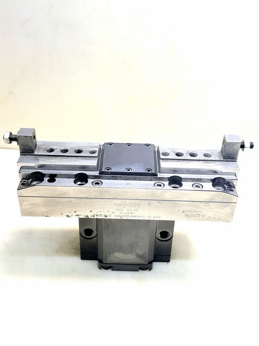 ROHM MSK 125/40 Centering Hydraulic Clamping Vice Stationary Hyd. Power Chuck