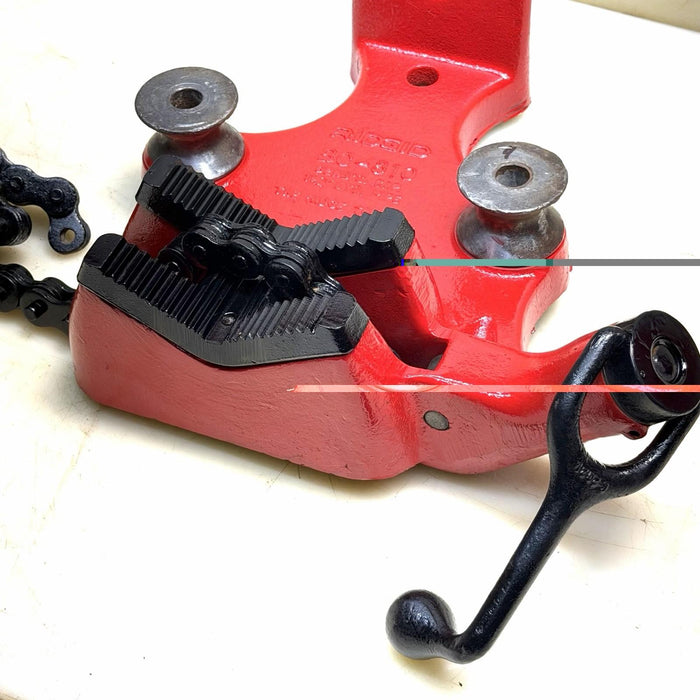 Ridgid BC810 Pipe Vise, Chain Clamp, Bench Mount, 1/2" - 8" Capacity #4