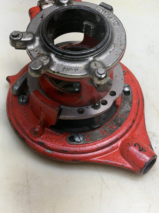 RIDGID 65R  1" TO 2" PIPE THREADER  NICE DIES No Handle 65-R  #2