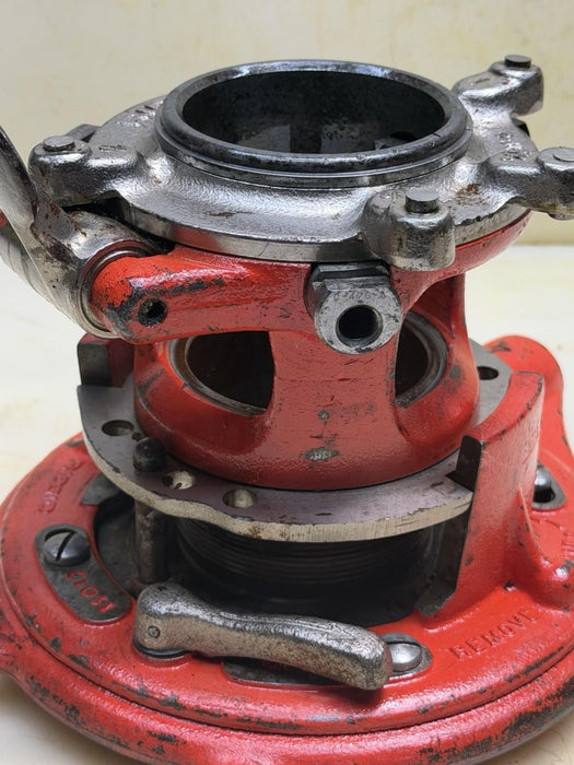 RIDGID 65R  1" TO 2" PIPE THREADER  NICE DIES No Handle 65-R  #2