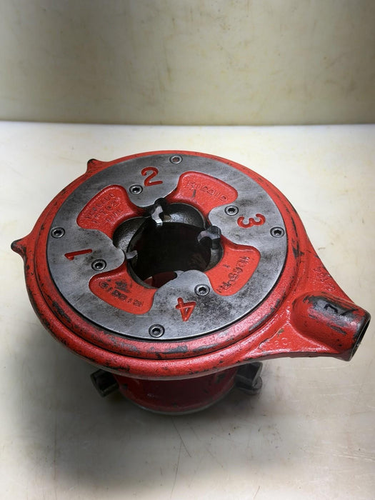 RIDGID 65R  1" TO 2" PIPE THREADER  NICE DIES No Handle 65-R  #2