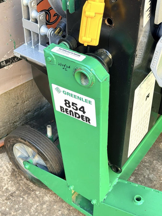 Greenlee 854 Conduit Pipe Bender EMT IMC RIGID 1/2” -  2" Combo Shoes + Warranty