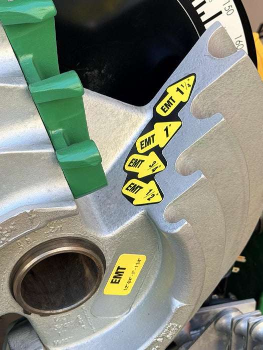 Greenlee 854 Conduit Pipe Bender EMT IMC RIGID 1/2” -  2" Combo Shoes + Warranty